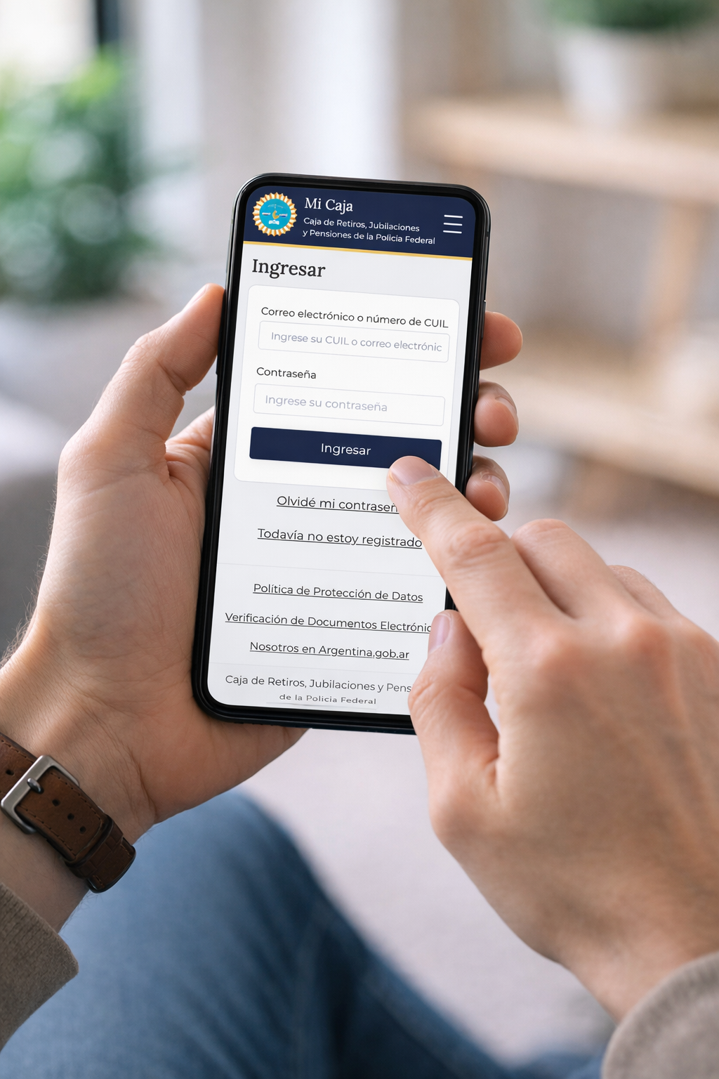 Mi Caja — Government Platform